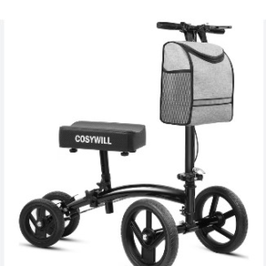Steerable Knee Walker Without Bag | Crutch Alternative for foot & Ankle Injuries